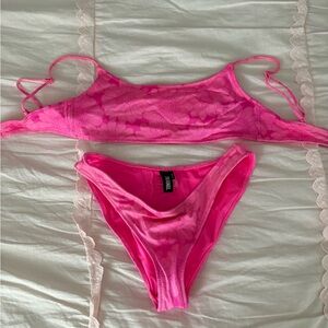 Triangl Pink Floral Bikini Set